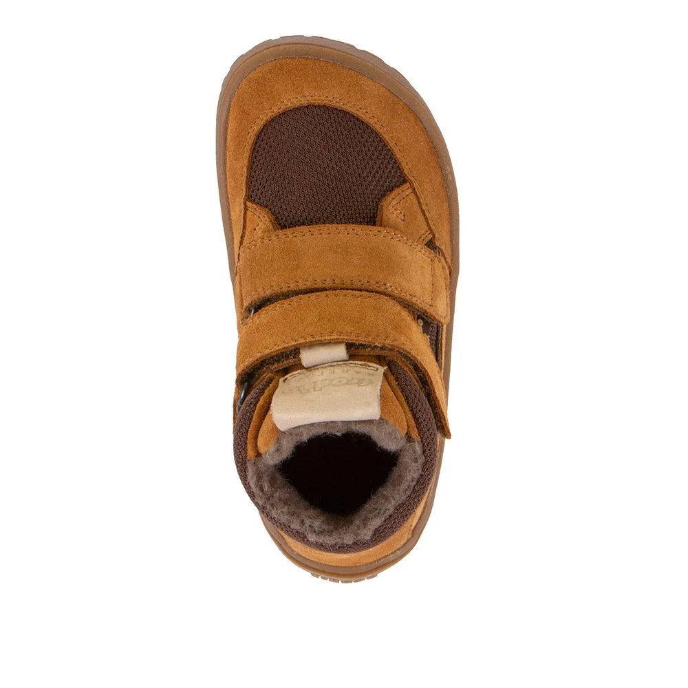 Dětské zimní barefoot boty TEX WOOL Cognac Froddo G3110266-4W - 30