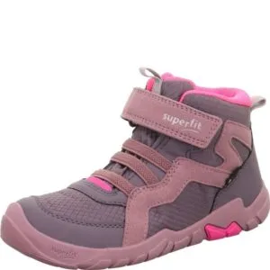Dívčí celoroční barefit obuv Superfit TRACE GTX Purple/Pink 1-006034-8500 - 32