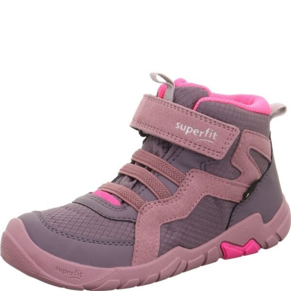 Dívčí celoroční barefit obuv Superfit TRACE GTX Purple/Pink 1-006034-8500 - 33