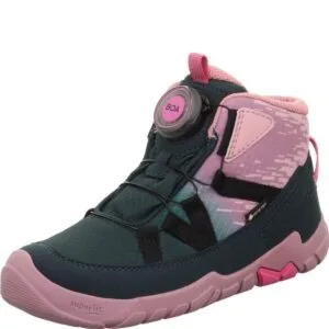 Dívčí celoroční obuv  Superfit barefit TRACE GTX Green/Rose 1-006040-7010 - 34