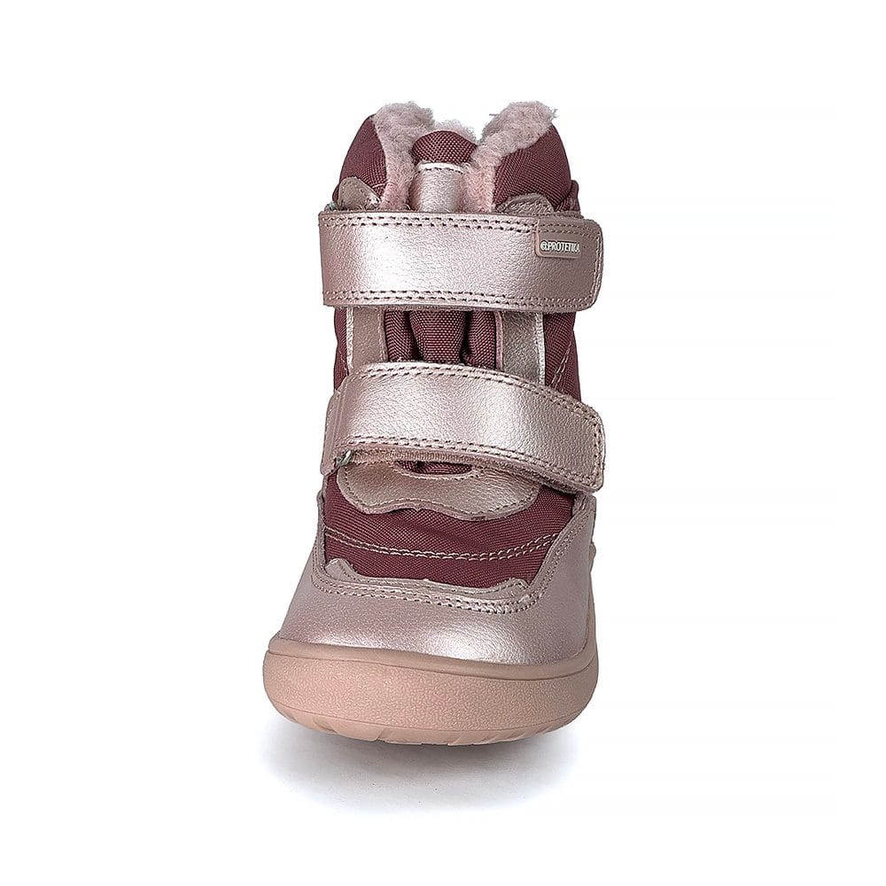 Dívčí zimní barefoot boty PRO-tex NUT PINK - 36