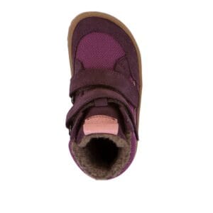 Dívčí zimní barefoot boty TEX WINTER Purple Froddo G3160247-7 - 38