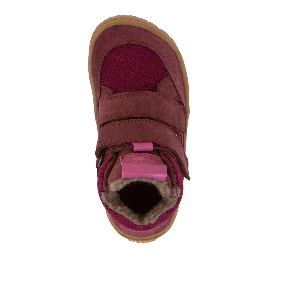 Dívčí zimní barefoot boty TEX WOOL Bordeaux Froddo G3110266-7W - 39
