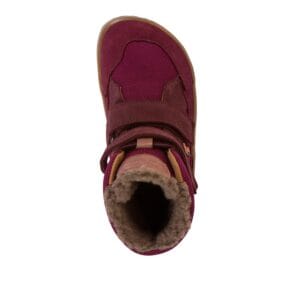 Dívčí zimní barefoot boty UP TEX WINTER Bordeaux G3160252-7 - 38