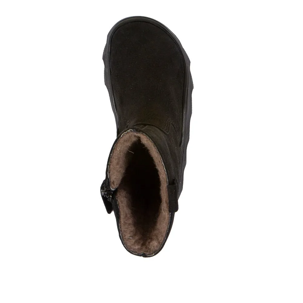 Dívčí zimní barefoot kozačky  ZERU TEX BOOT Black G3160257-1 - 40