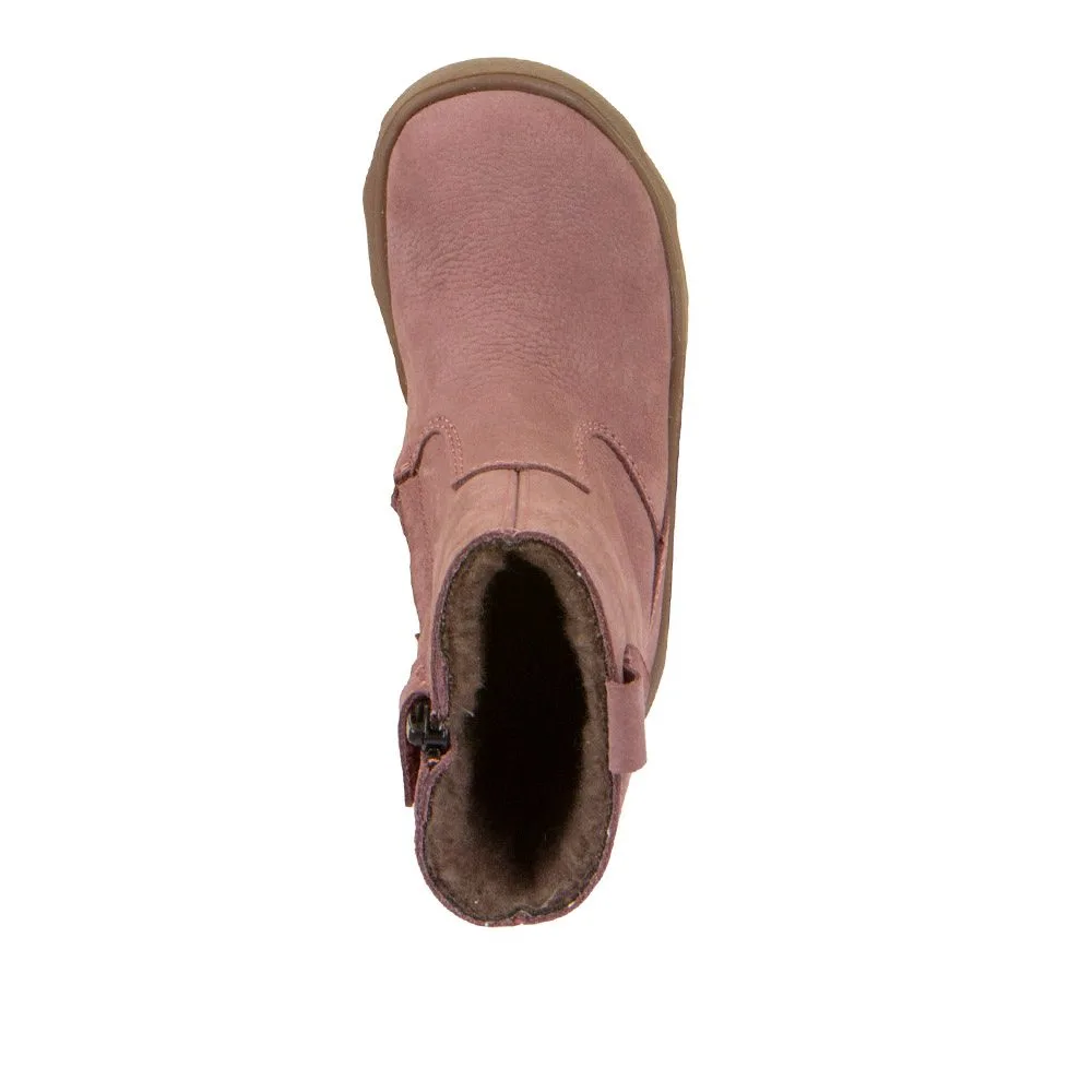 Dívčí zimní barefoot kozačky  ZERU TEX BOOT Dark Pink G3160257-3 - 38