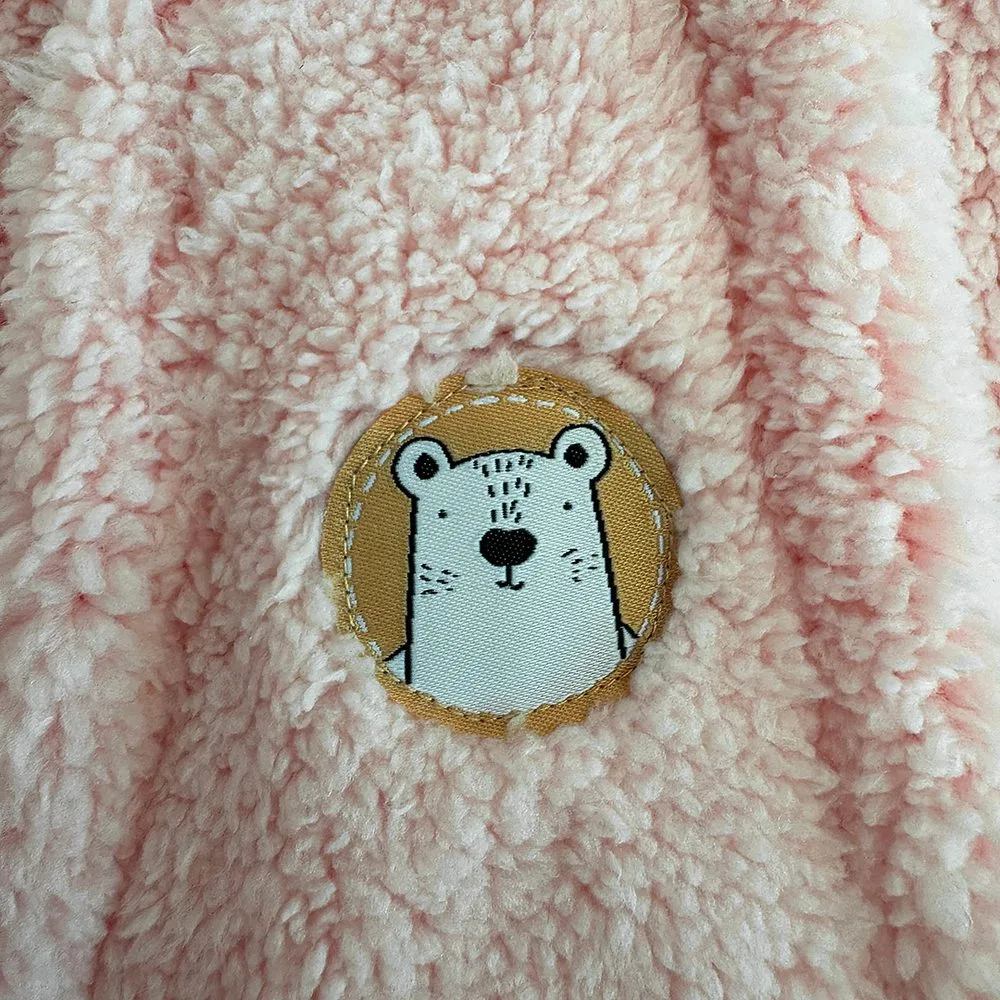 Zimní dívčí kojenecká kombinéza Pidilidi PD1166-03 Pink - 80/86 | 12-18m