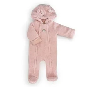 Zimní dívčí kojenecká kombinéza Pidilidi PD1166-03 Pink - 80/86 | 12-18m