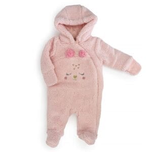 Zimní dívčí kojenecká kombinéza Pidilidi PD1169-03 Pink - 80/86 | 12-18m