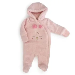 Zimní dívčí kojenecká kombinéza Pidilidi PD1169-03 Pink - 80/86 | 12-18m