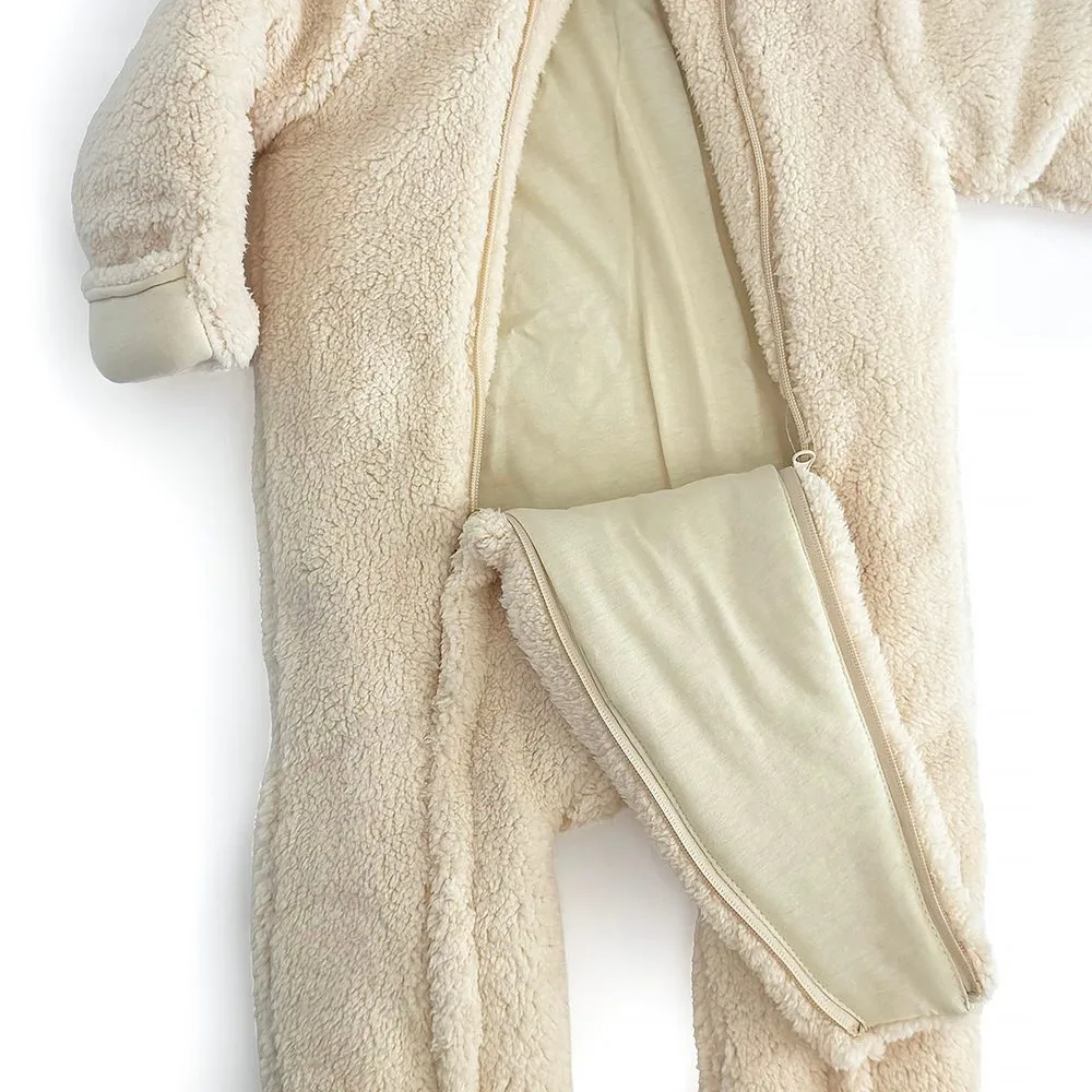 Zimní kojenecká kombinéza Pidilidi PD1166-11 Beige - 80/86 | 12-18m