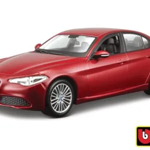 Bburago 1:24 Alfa Romeo Giulia (2016) Metallic Red