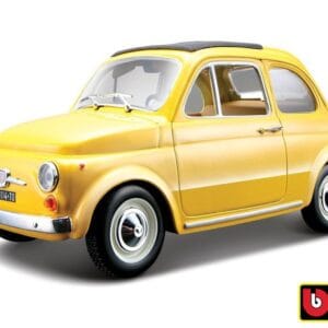 Bburago 1:24 Fiat 500 F 1965 Yellow