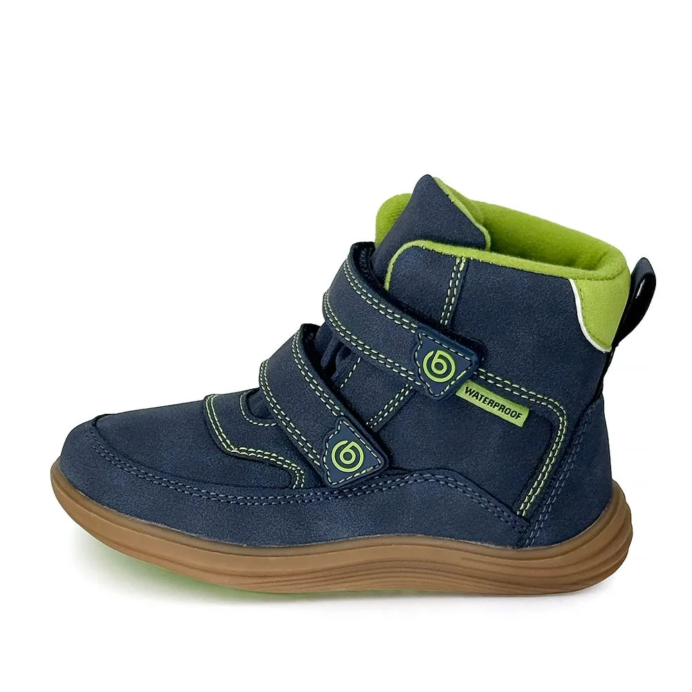 Chlapecké celoroční barefoot boty Bugga KIVO Navy B00199-04 - 33