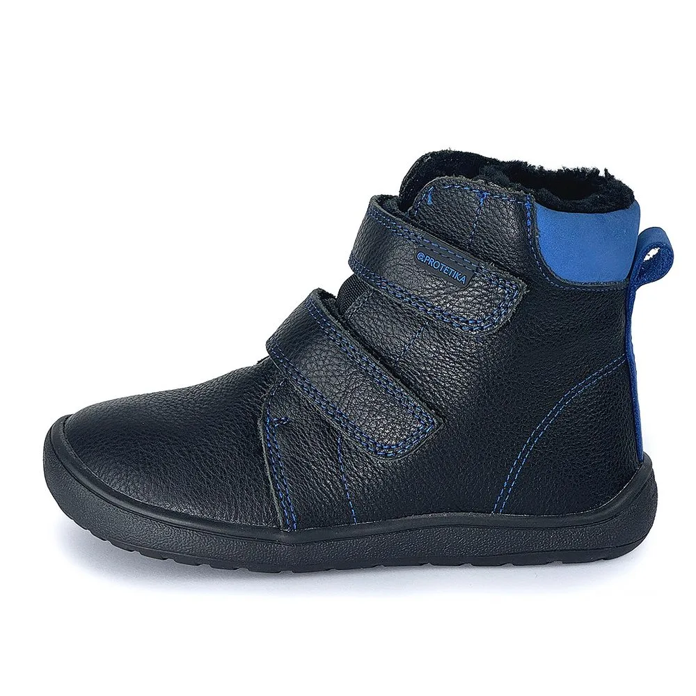 Chlapecké zimní barefoot boty PRO-tex DARYK NERO - 36