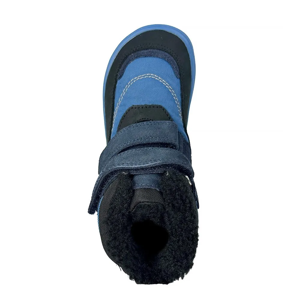 Chlapecké zimní barefoot boty PRO-tex NUT BLUE - 36