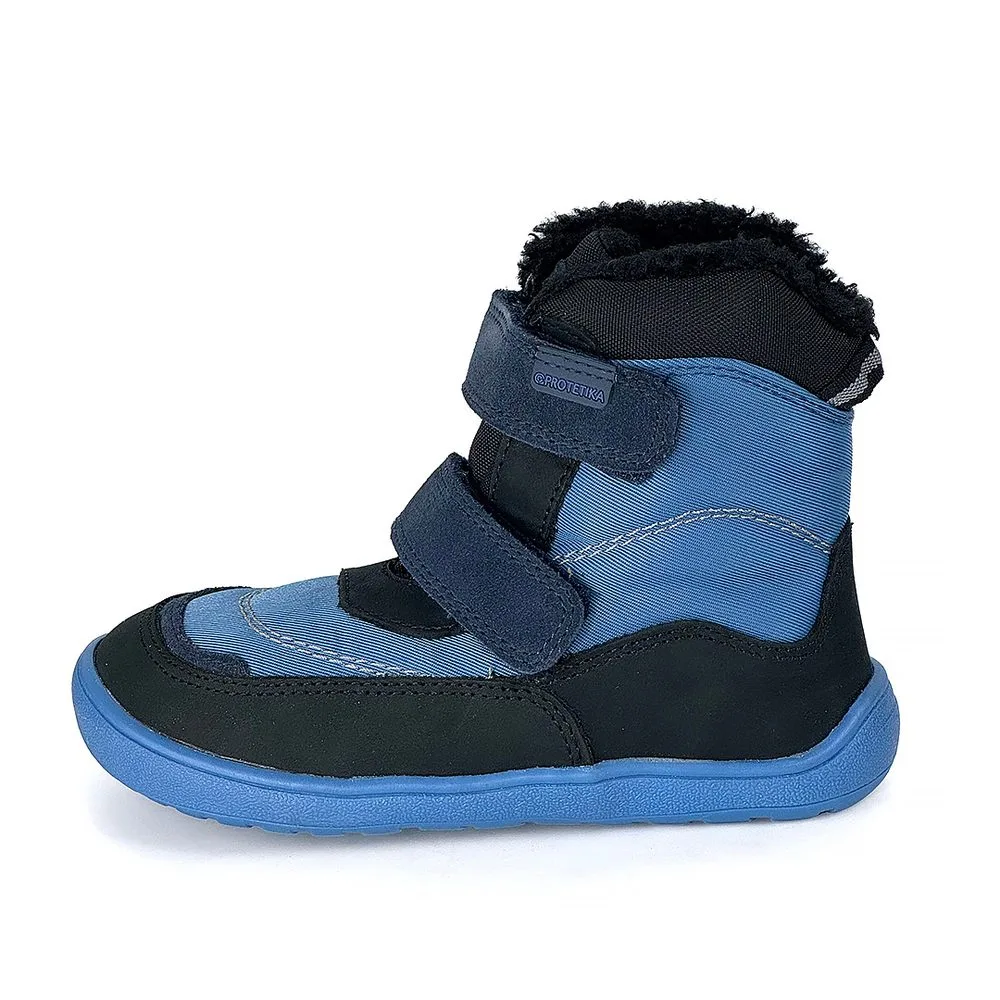 Chlapecké zimní barefoot boty PRO-tex NUT BLUE - 36