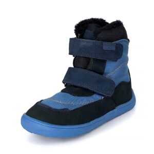 Chlapecké zimní barefoot boty PRO-tex NUT BLUE - 36