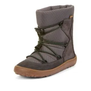 Chlapecké zimní barefoot boty TEX TRACK WOOL Gray G3160251-1 - 38