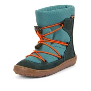 Chlapecké zimní barefoot boty TEX TRACK WOOL Petroleum G3160251-3 - 36