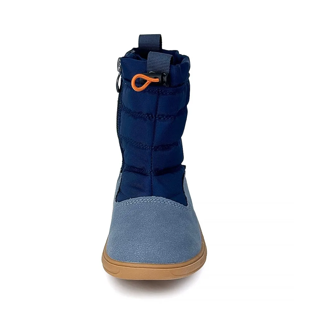 Chlapecké zimní barefoot boty s membránou Bugga RUBA Blue B00197-04 - 33