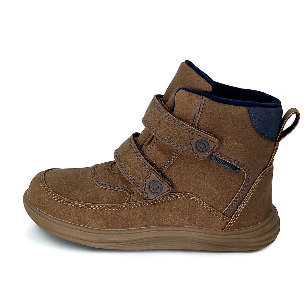 Dětské celoroční barefoot boty Bugga KIVO Brown B00199-18 - 33