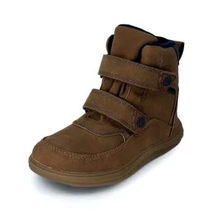 Dětské celoroční barefoot boty Bugga KIVO Brown B00199-18 - 33