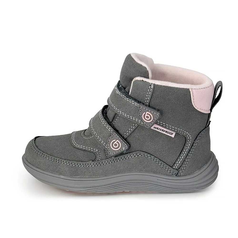 Dětské celoroční barefoot boty Bugga KIVO Grey B00199-09 - 33