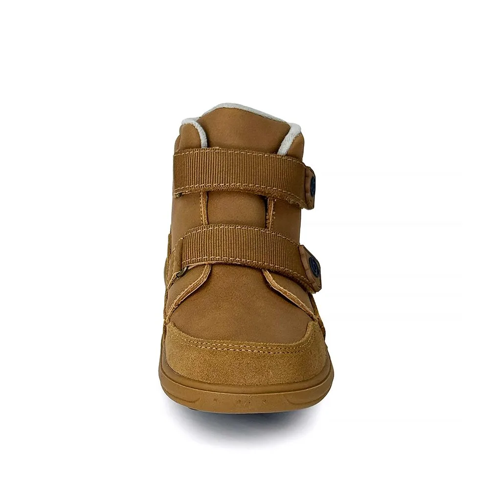 Dětské celoroční barefoot boty Bugga NUVA Brown B00198-18 - 33