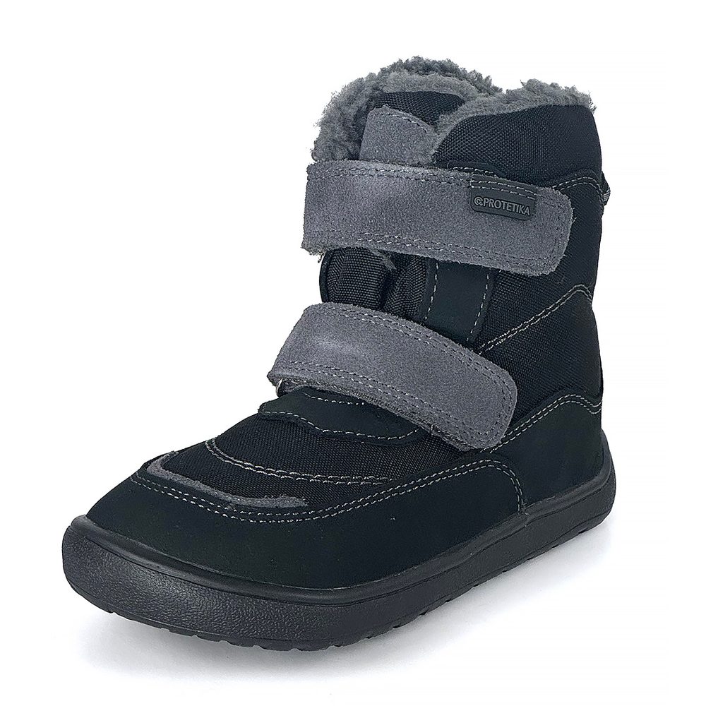 Dětské zimní barefoot boty PRO-tex NUT BLACK - 36
