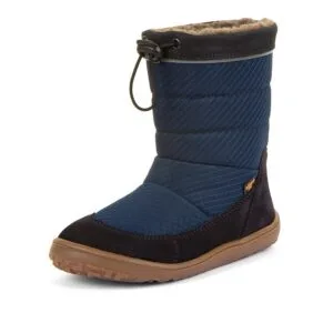 Dětské zimní barefoot sněhule UP TEX SNOW WOOL Dark Blue  G3160249-1 - 38