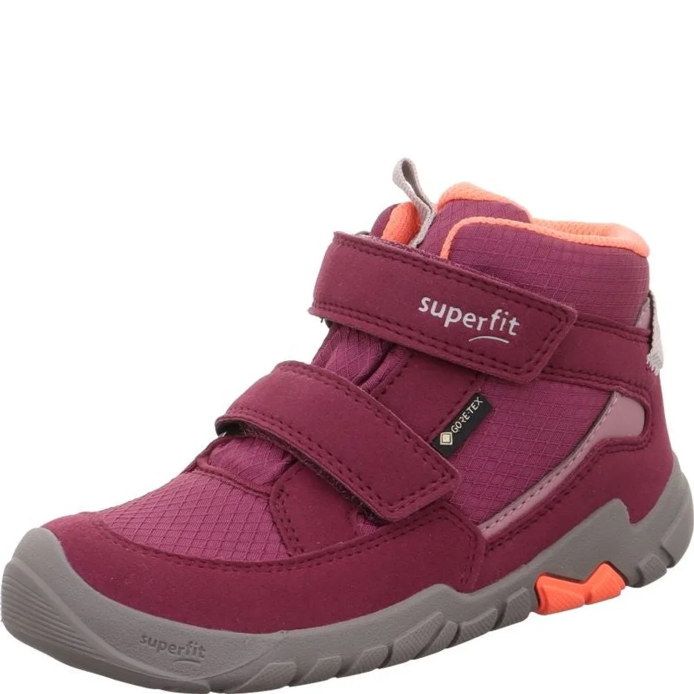Dívčí celoroční tenisky Superfit barefit TRACE GTX  Red/Orange 1-006042-5000 - 35