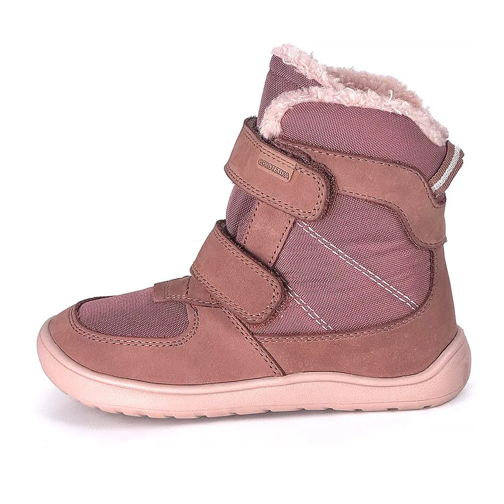 Dívčí zimní barefoot boty PRO-tex Protetika - LORA OLD PINK - 36