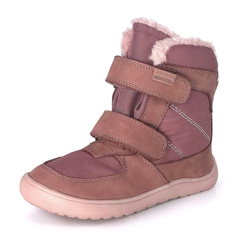 Dívčí zimní barefoot boty PRO-tex Protetika - LORA OLD PINK - 36