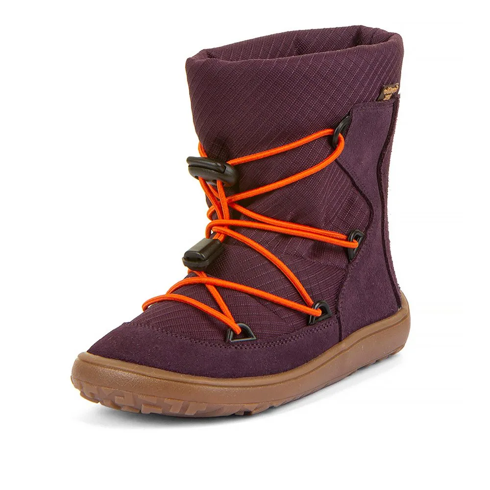 Dívčí zimní barefoot boty TEX TRACK WOOL Purple G3160251-4 - 38