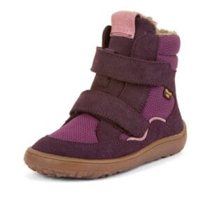Dívčí zimní barefoot boty TEX WINTER Purple Froddo G3160247-7 - 38