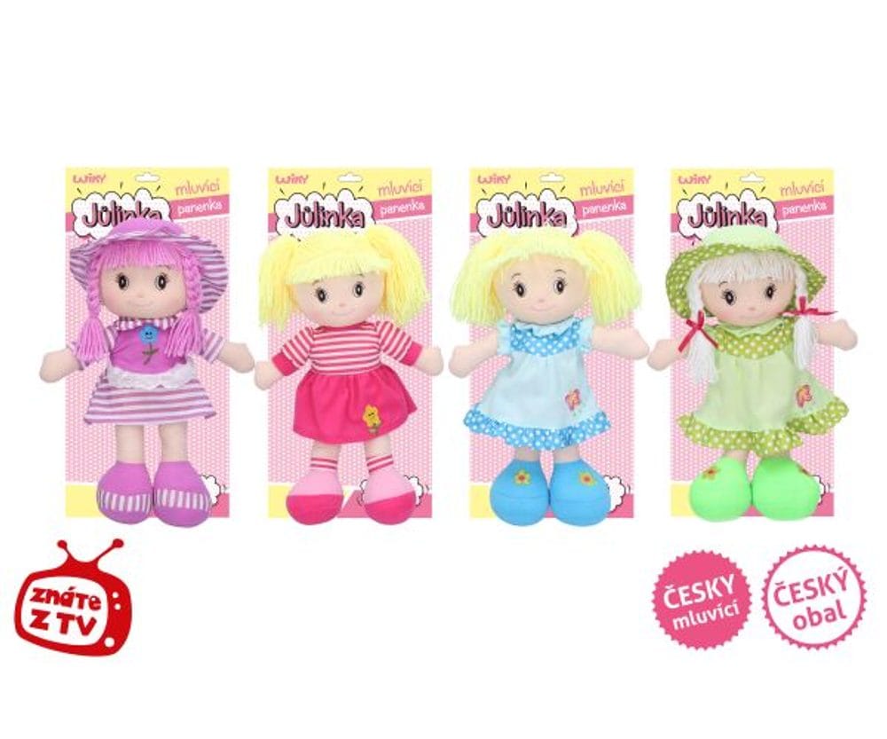 Mluvící panenka Jůlinka 40 cm (český obal