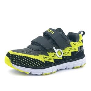 Dětské lehké sportovní tenisky BUGGA HONE Gray/Yellow/Black - 38