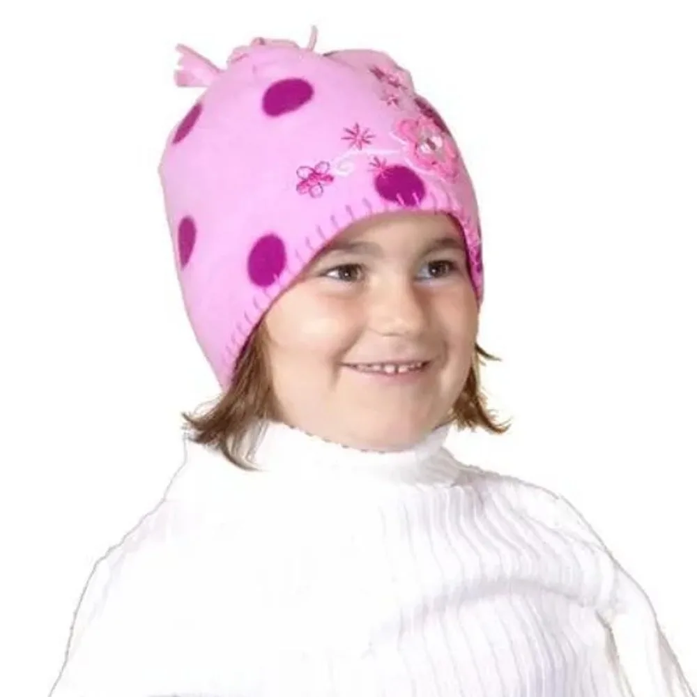 čepice fleezová dívčí