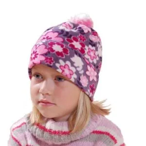 čepice fleezová dívčí