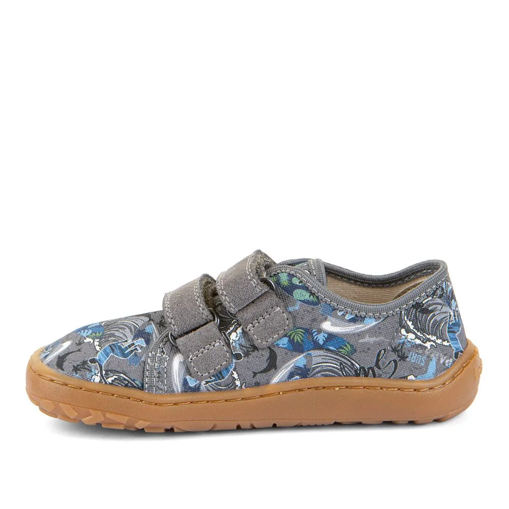 Dětské plátěné barefoot tenisky CANVAS GRAY+ Froddo G1700440-8 - 31