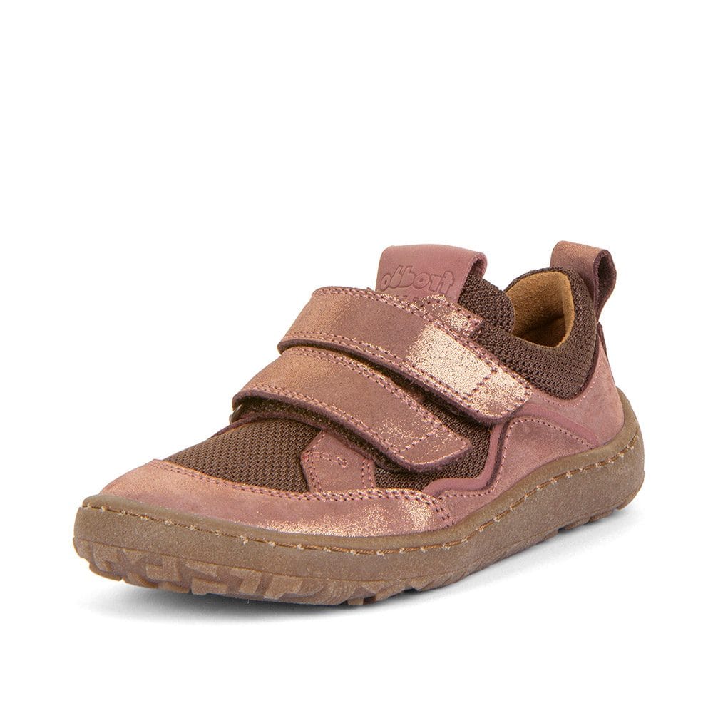 Dívčí barefoot tenisky BASE Pink/Gold Froddo G3130259-6 - růžová - 35