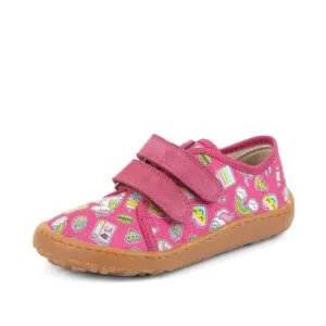 Dívčí plátěné barefoot tenisky CANVAS FUXIA+ Froddo G1700440-10 - 32