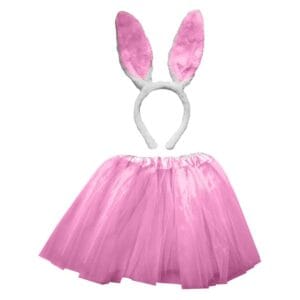 Set karneval - zajíček růžový