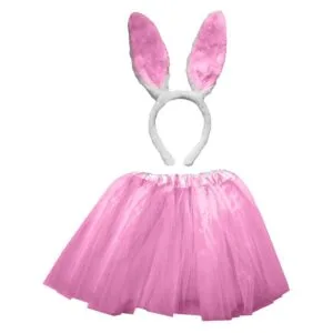 Set karneval - zajíček růžový