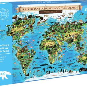 Alaysky's Interaktivní dřevěné puzzle Flora & Fauna A4 AR CZ 100