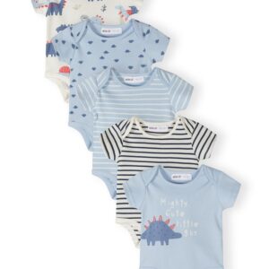 Body kojenecké 5pack Minoti 28BABYPACK26 modrá - 68/74 | 6/9m