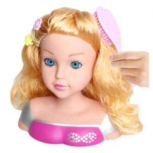 Česací hlava s příslušenstvím 22 cm