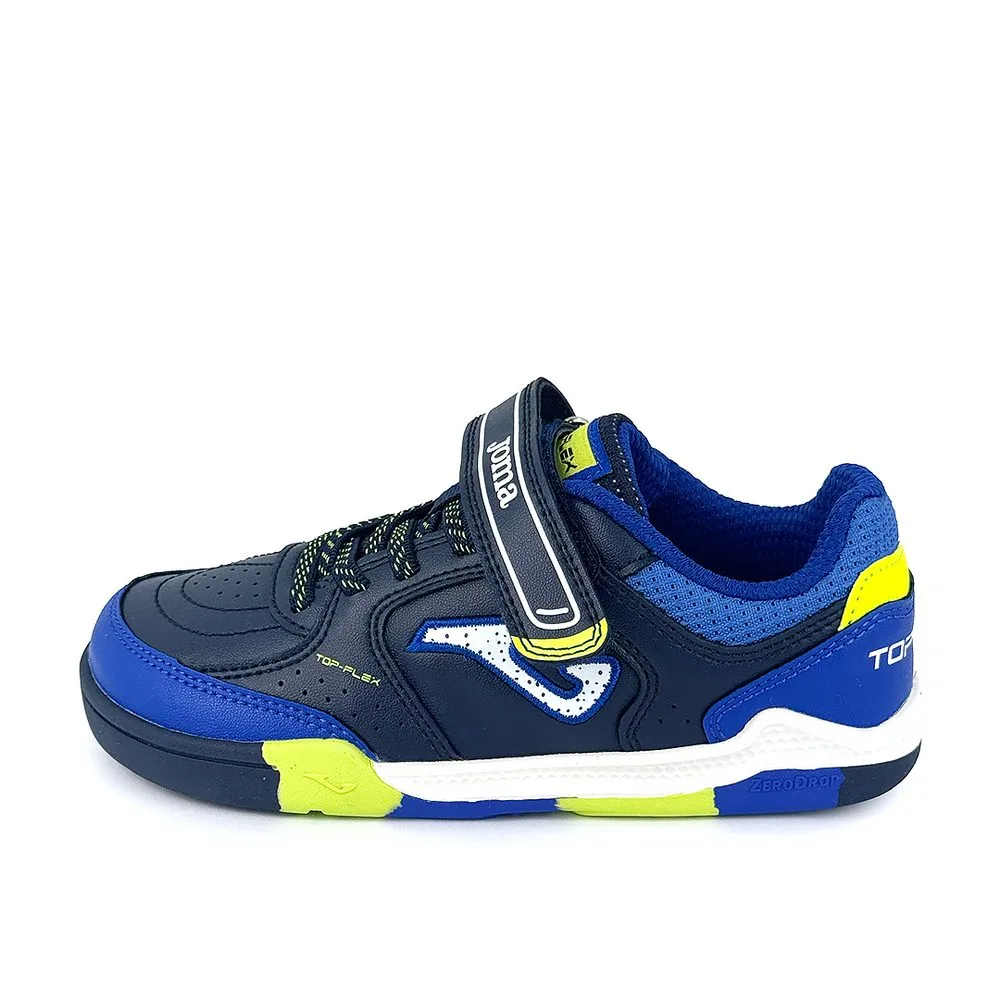 Dětské barefoot sálové boty TOP FLEX JUNIOR BFTJS2603INV NAVY BLUE Joma - 34