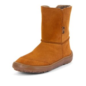 Dětské zimní barefoot boty TEX SUEDE Cognac G3160250-2 - 41